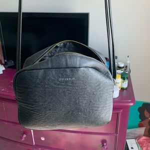 Black shoulder bag